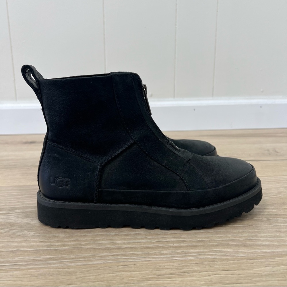 Ugg Black Deconstructed Front Zip Boot - image 4